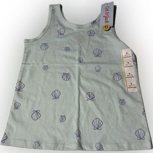 Cat & Jack Kids Seashell Tank Top - Mint Green